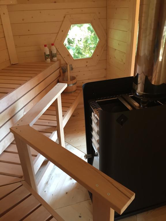 נויהאוזן Ferienhaus Erzgebirge "An Der Trebe" Mit Kamin Und Sauna חדר תמונה