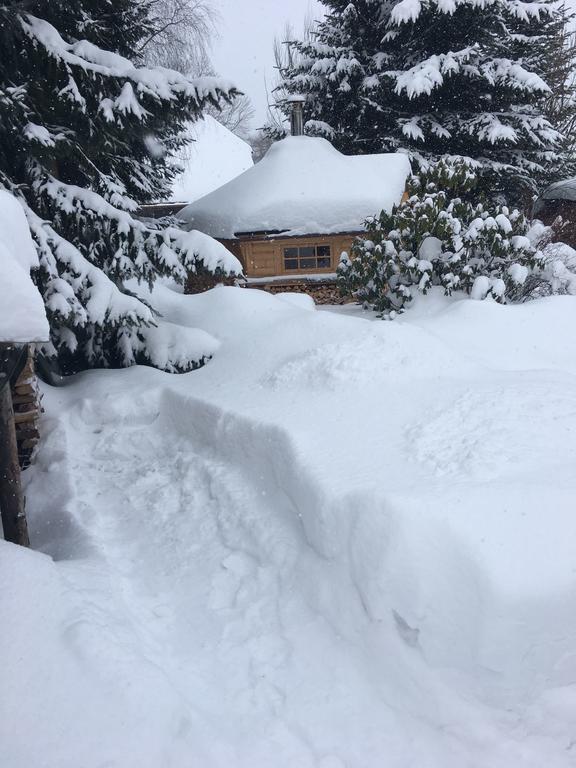נויהאוזן Ferienhaus Erzgebirge "An Der Trebe" Mit Kamin Und Sauna מראה חיצוני תמונה