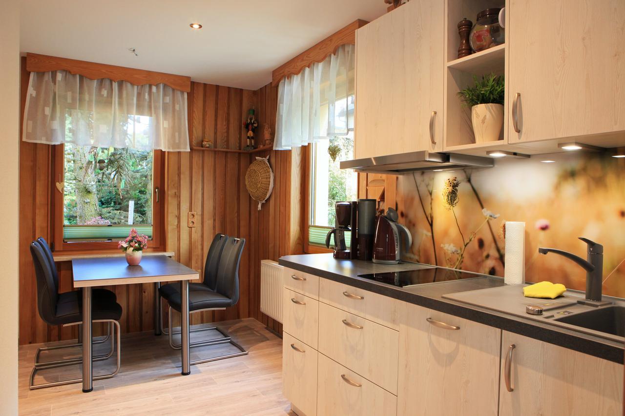 נויהאוזן Ferienhaus Erzgebirge "An Der Trebe" Mit Kamin Und Sauna מראה חיצוני תמונה